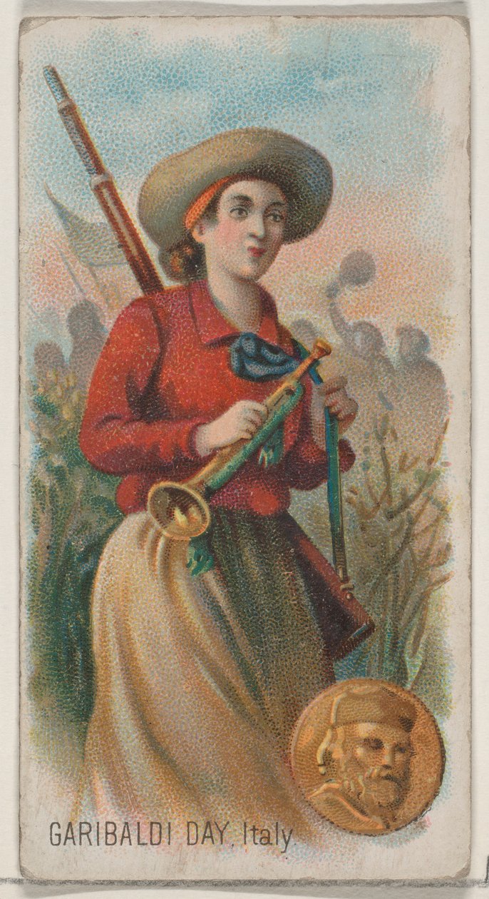 Garibaldi Day, Italy, from the Holidays series N80 for Duke brand ...
