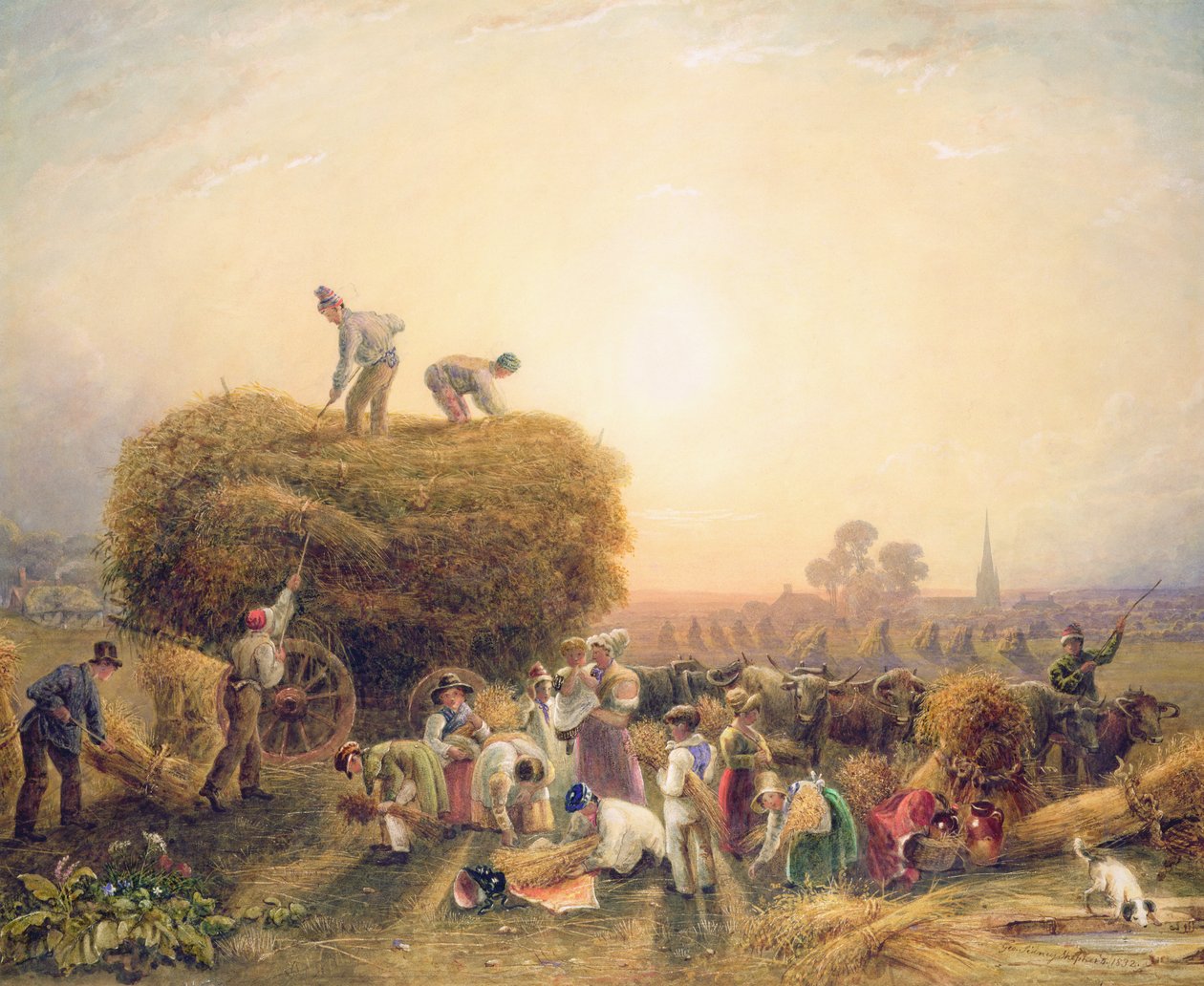 Haymaking, 1832 by George Shepherd