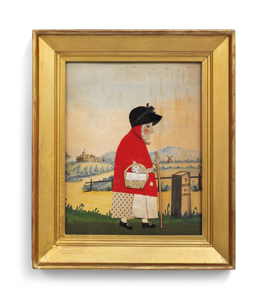 The Goose Woman Before a Milestone, c.1840 by George Smart