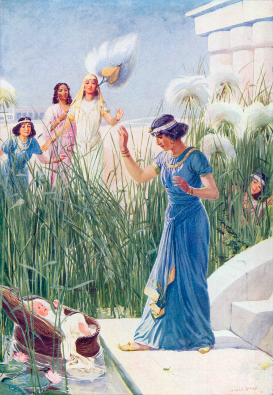 The Babe among the Bulrushes by George Soper