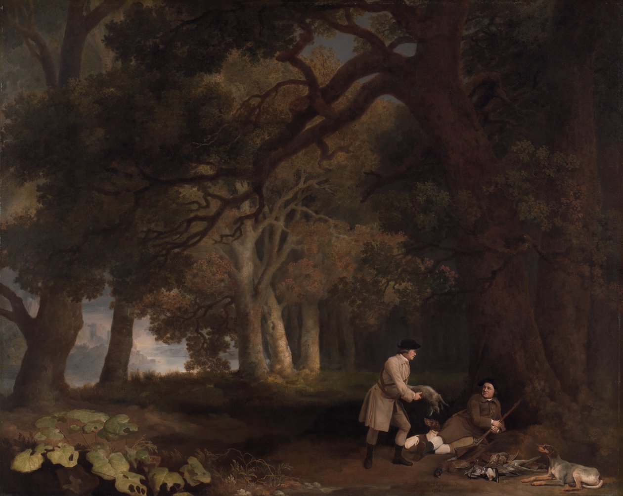 A Repose after Shooting by George Stubbs