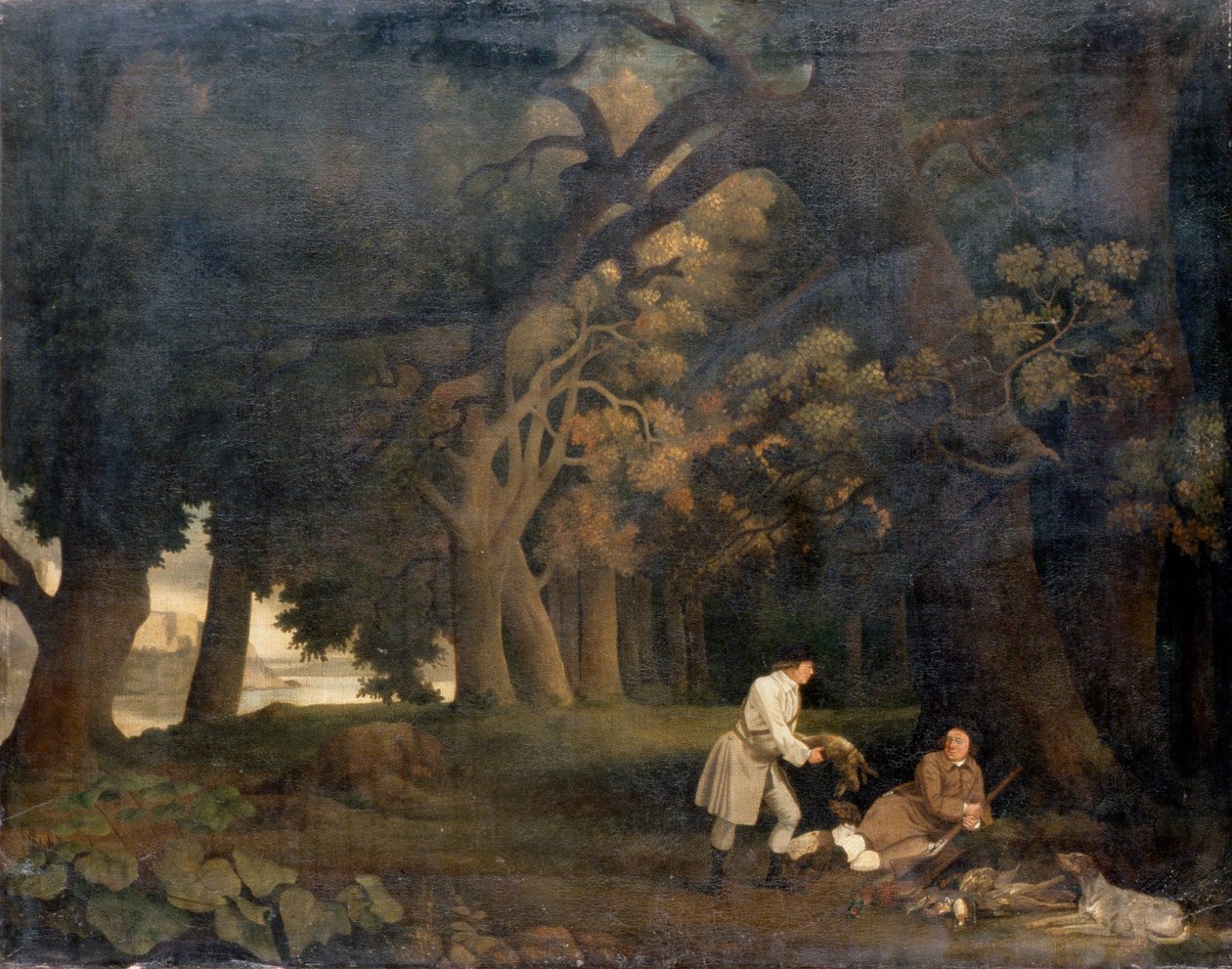 Shooting Forest Scene by George Stubbs