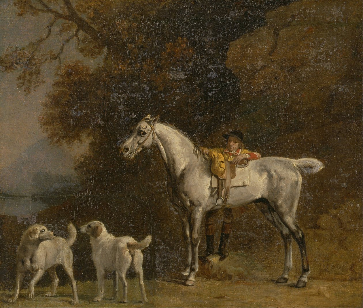 Studies for or after The 3rd Duke of Richmond with the Charleton Hunt by George Stubbs