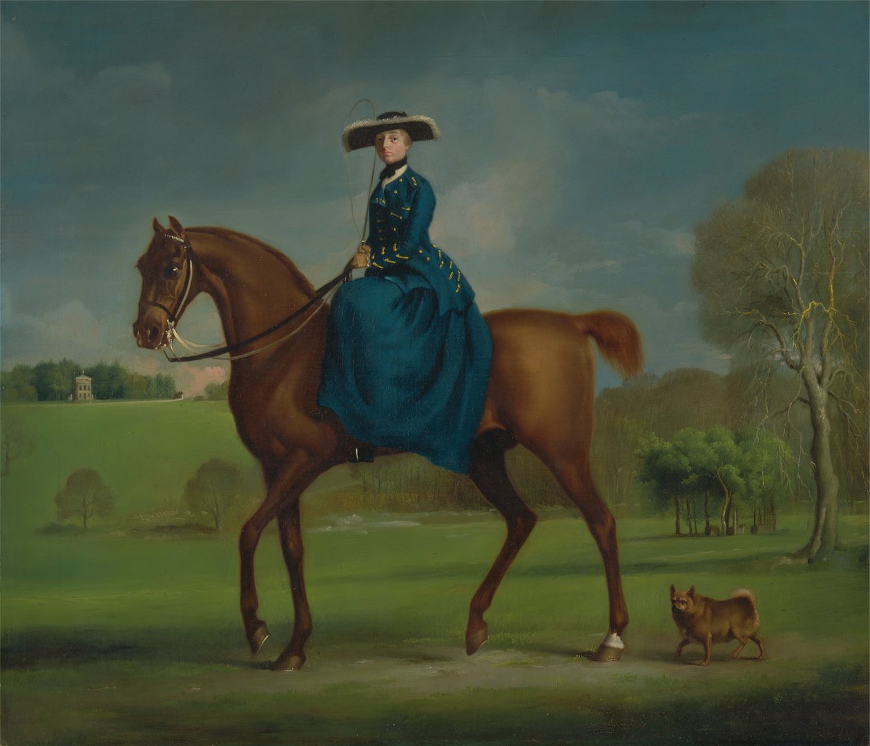 The Countess of Coningsby in the Costume of the Charlton Hunt, ca. 1760 by George Stubbs