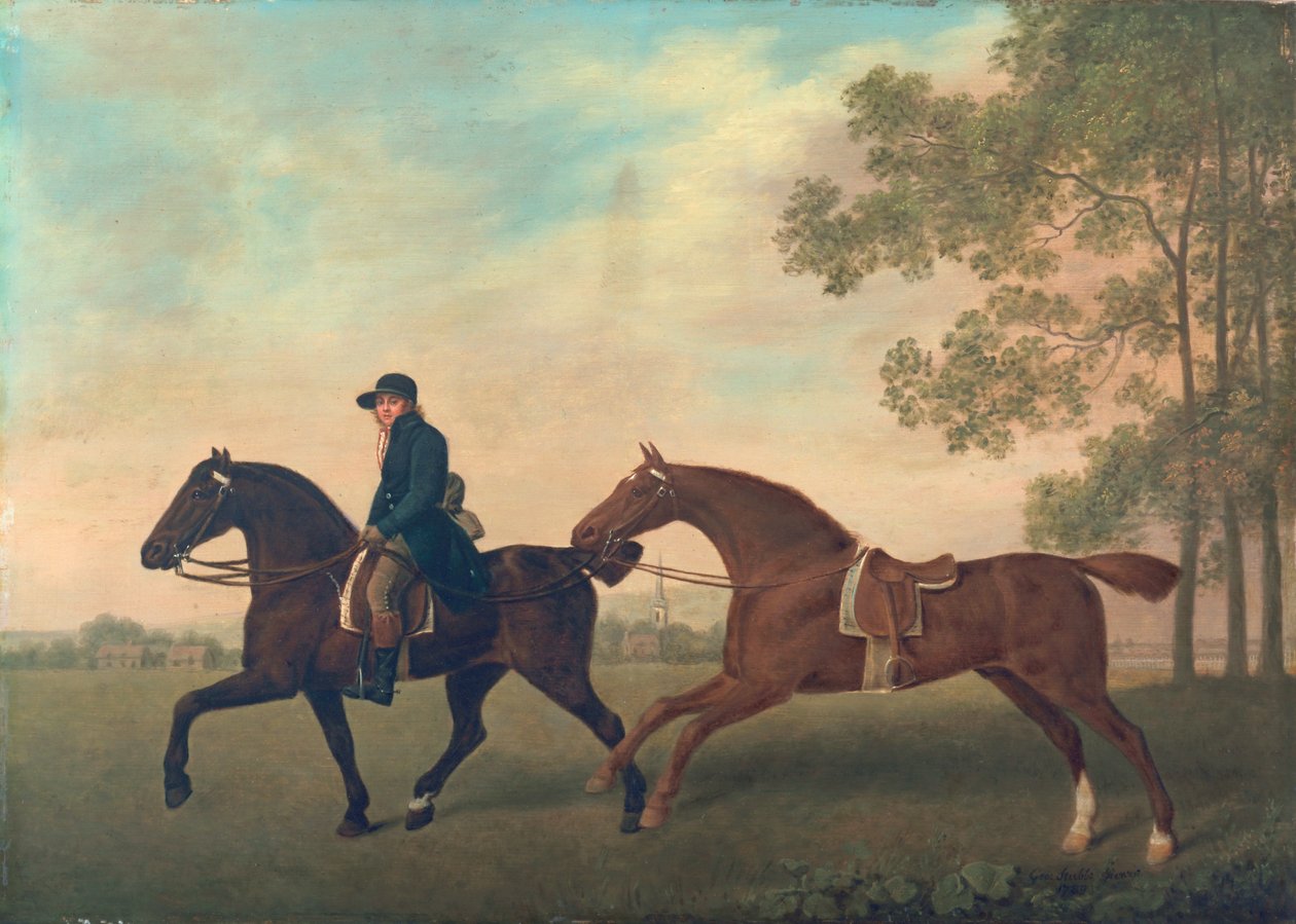 Two Hacks by George Stubbs