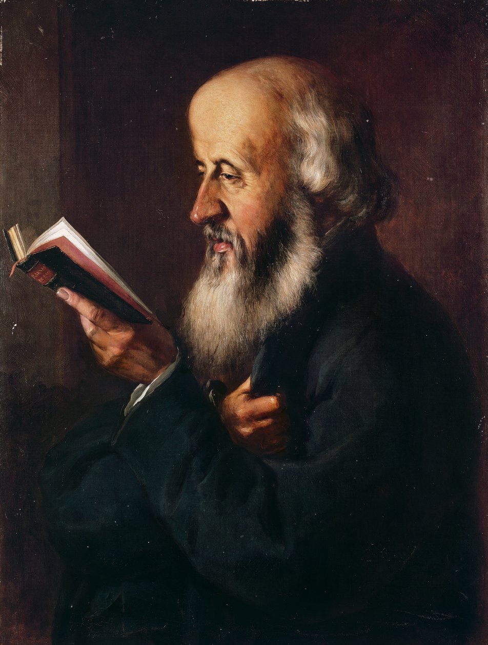 Portrait of William Barnes by George Stuckey: Fine art print