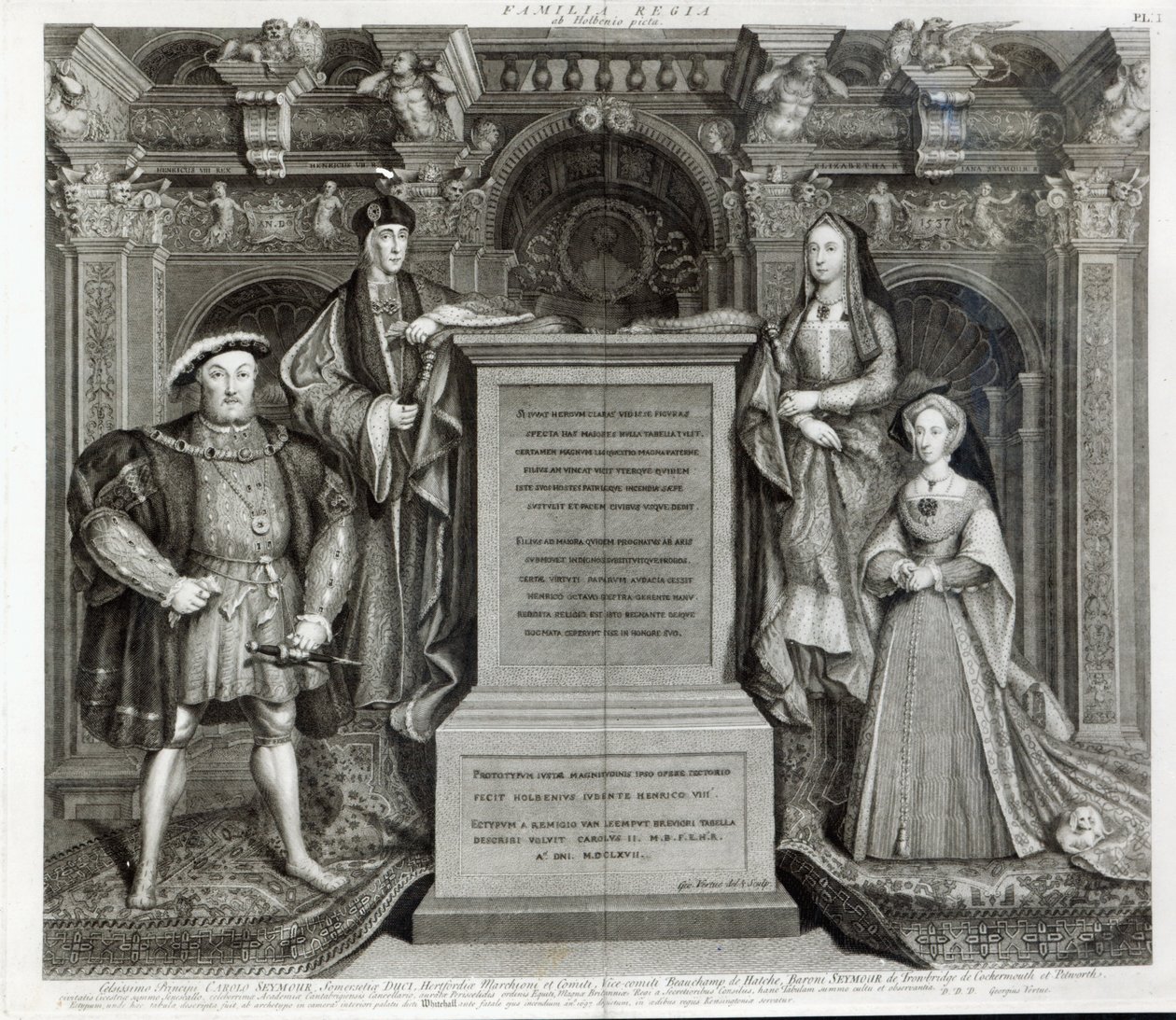 Familia Regia, or The Family of Henry VIII, 1742 by George Vertue
