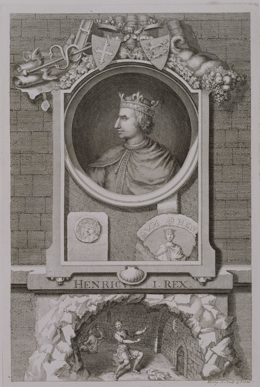 Henry I King of England, Engraved by the Artist by George Vertue
