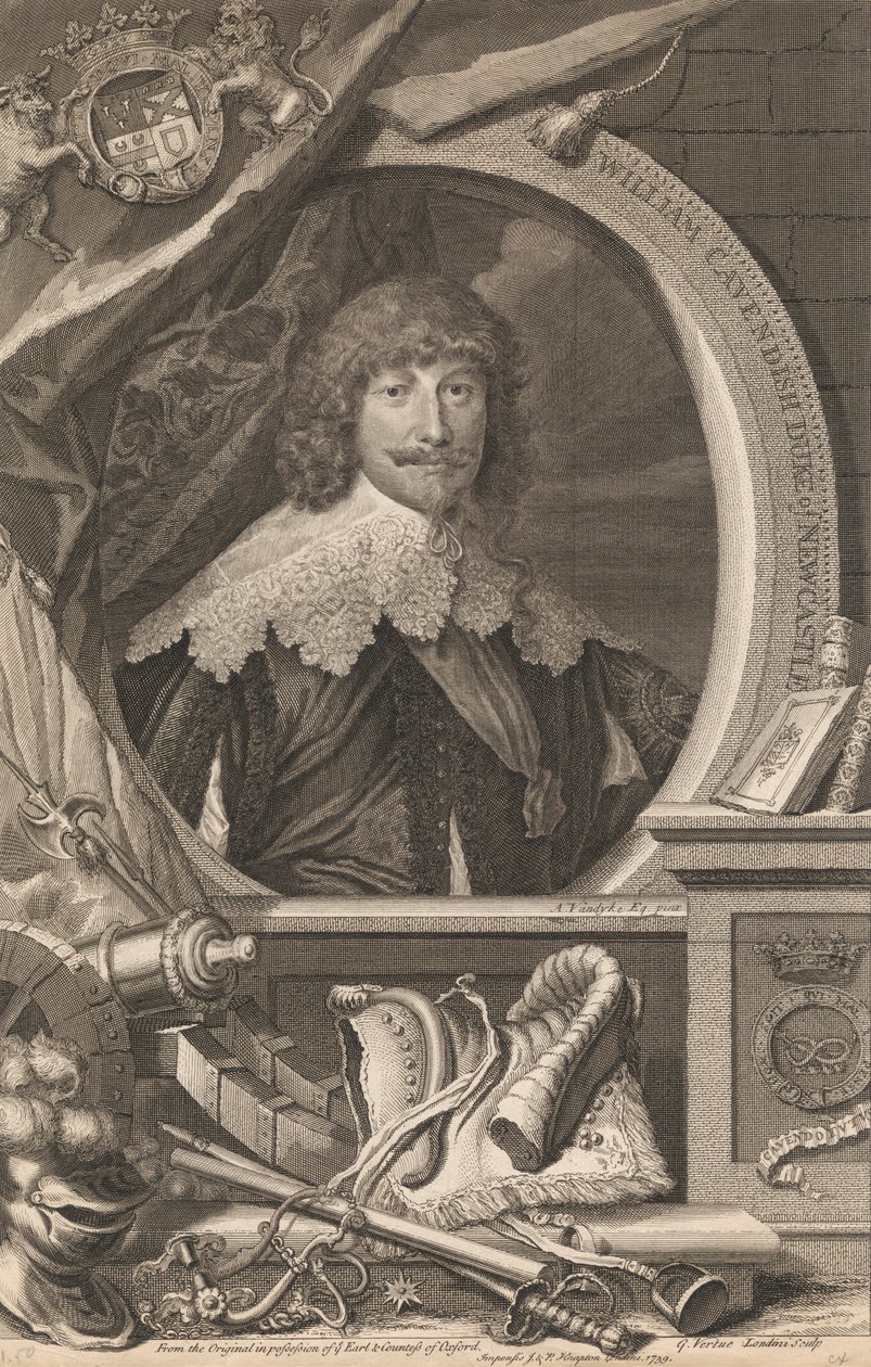 William Cavendish, Duke of Newcastle by George Vertue