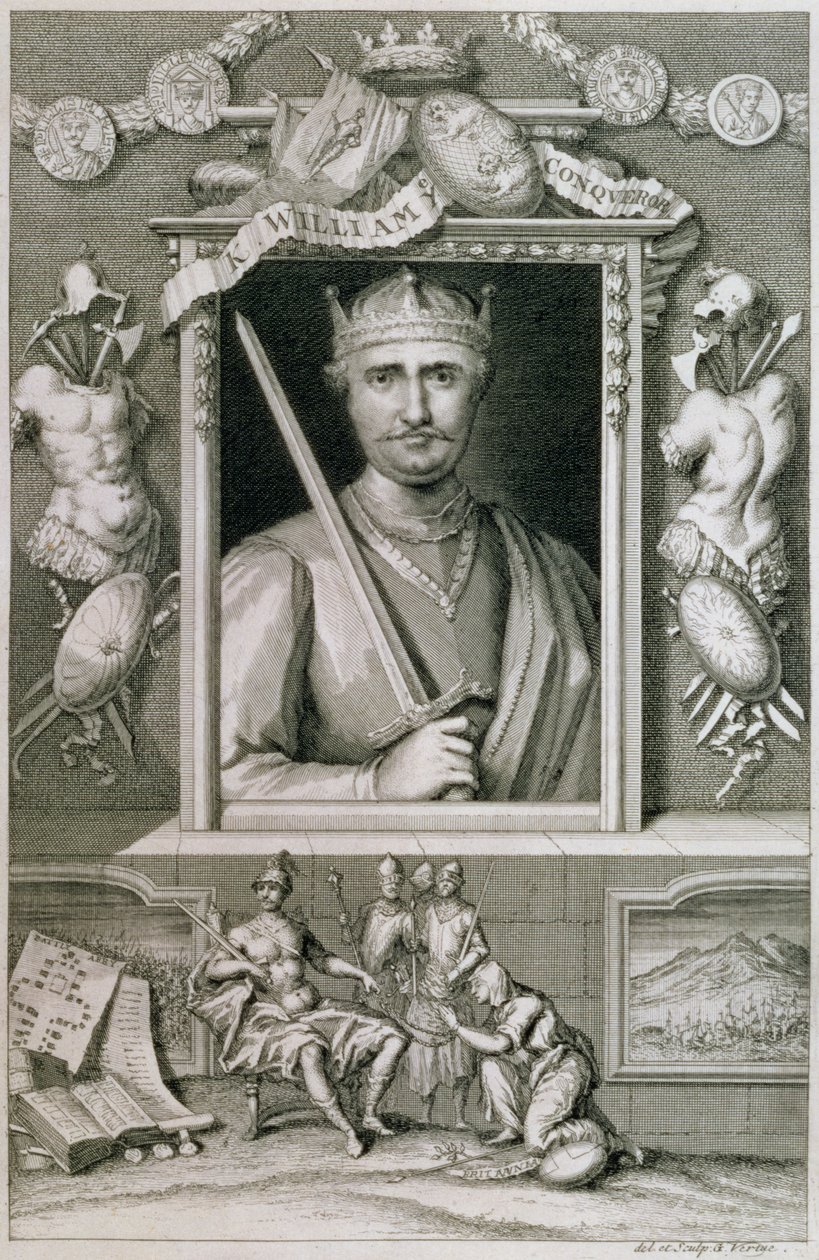 William I the Conqueror (1027-87) King of England from 1066 by George Vertue