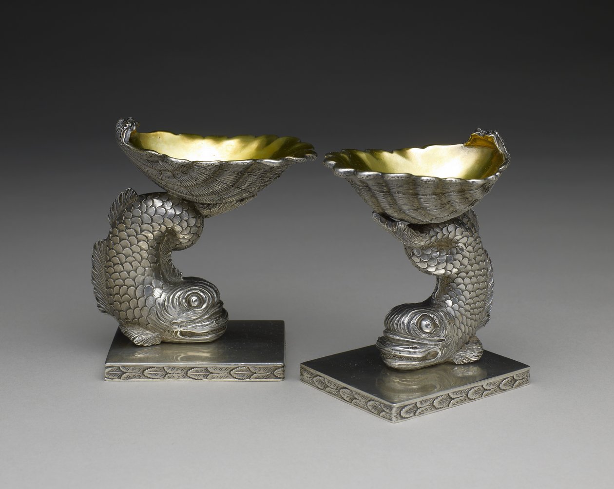 Pair of Salt Dishes by George W. Stewart