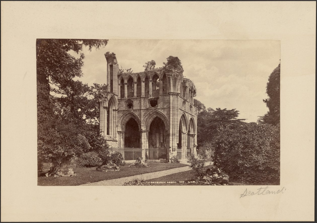 Dryburgh Abbey by George Washington Wilson