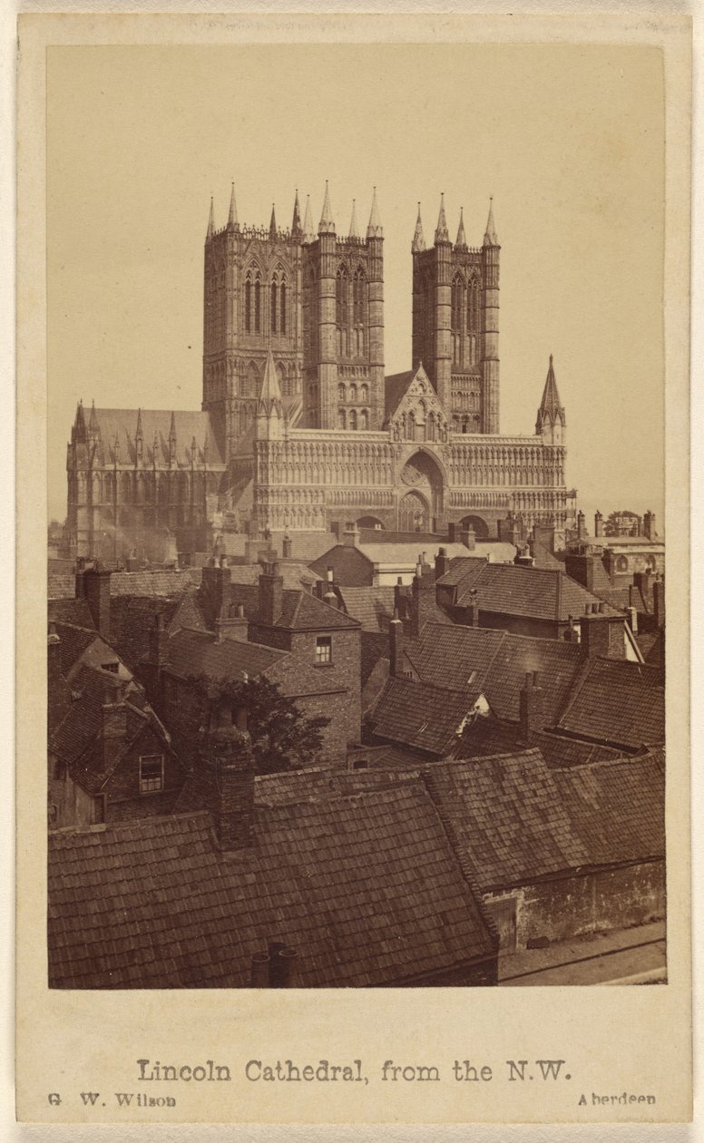 Lincoln Cathedral, from the N.W. by George Washington Wilson