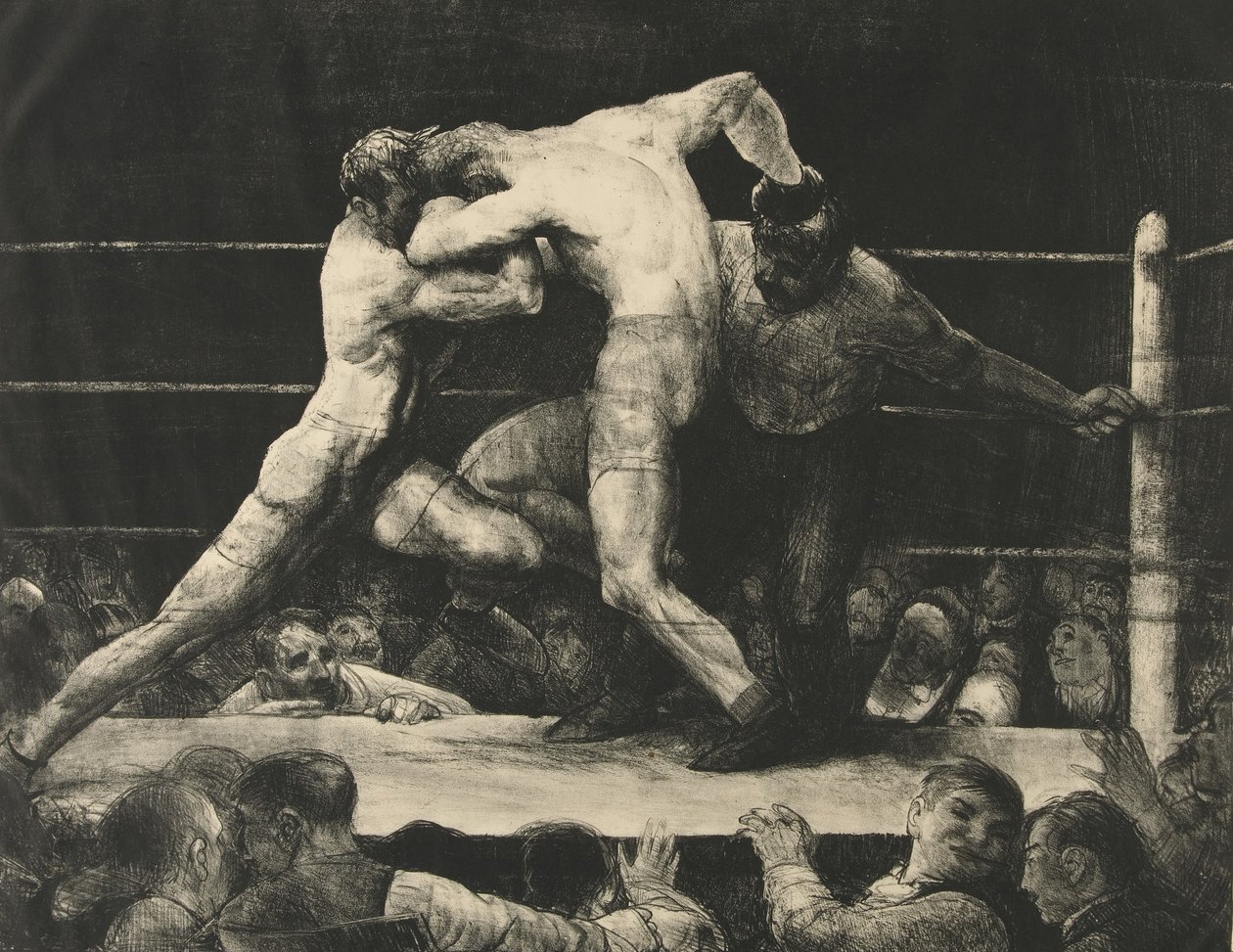 A Stag at Sharkey’s by George Wesley Bellows