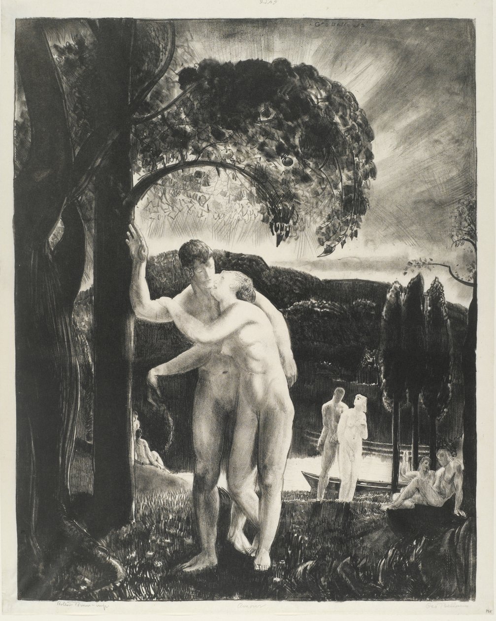 Amour, Men Like Gods Series by George Wesley Bellows