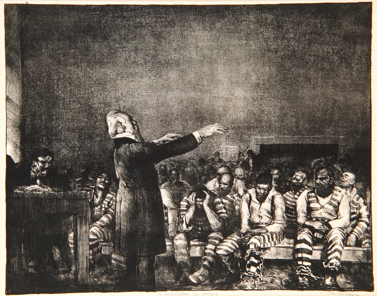 Benediction in Georgia, 1916 by George Wesley Bellows