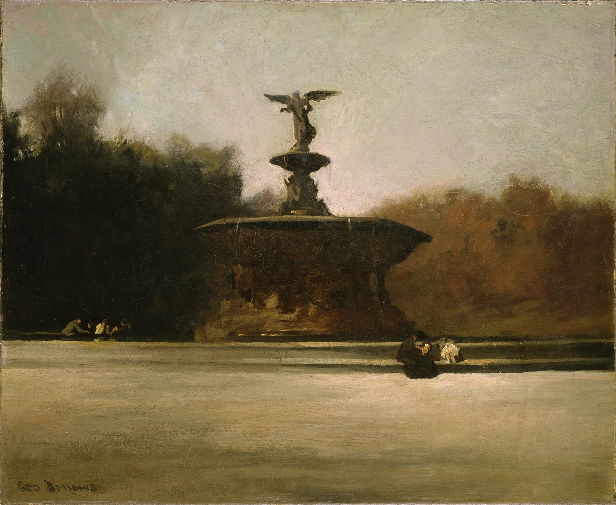 Bethesda Fountain (Fountain in Central Park) by George Wesley Bellows