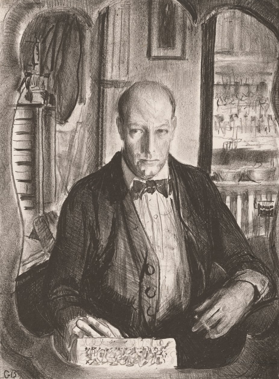 George Wesley Bellows Self-Portrait by George Wesley Bellows