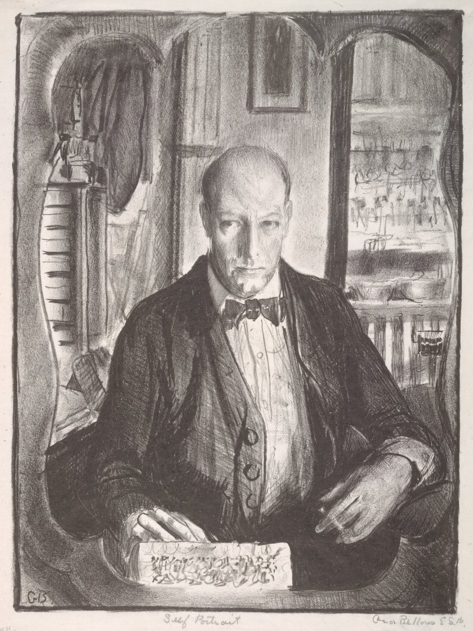 George Wesley Bellows Self-Portrait by George Wesley Bellows