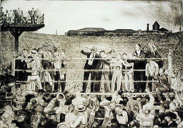 Introducing Georges Carpentier: the Dempsey-Carpentier Fight by George Wesley Bellows