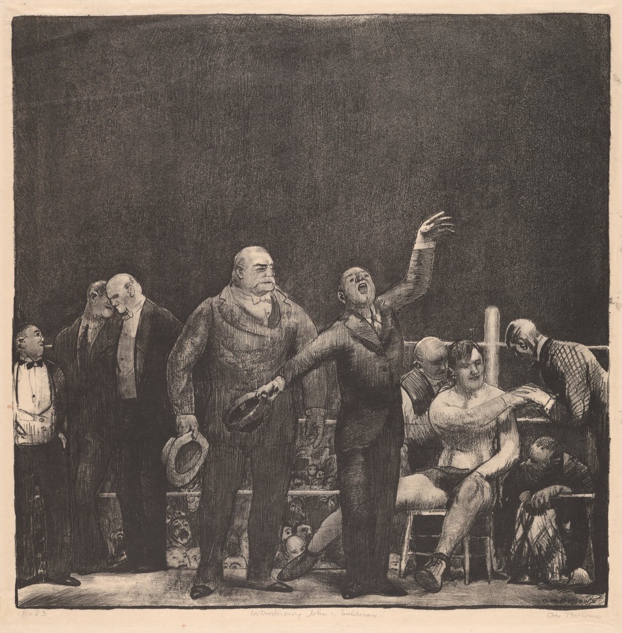 Introducing John L. Sullivan by George Wesley Bellows