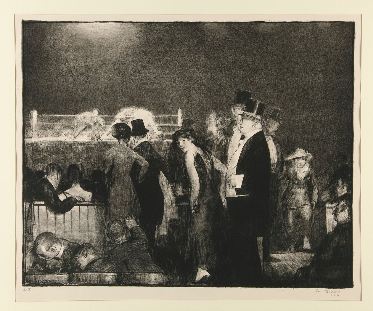 Preliminaries to the Big Bout, No. 8 by George Wesley Bellows