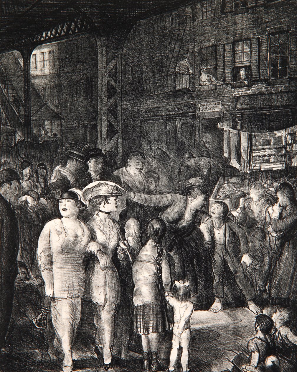 The Street by George Wesley Bellows