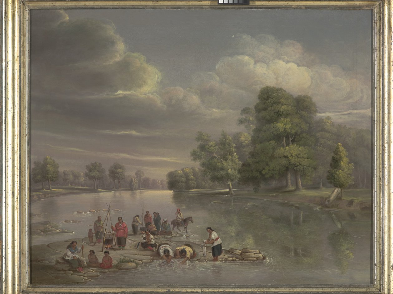 Scene On The Wabash by George Winter