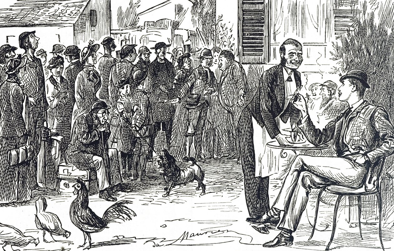 The early days of the Thomas Cook guided tour by George du Maurier