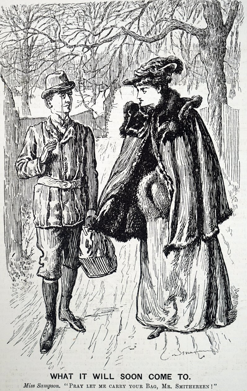 The behaviours of the modern woman by George du Maurier