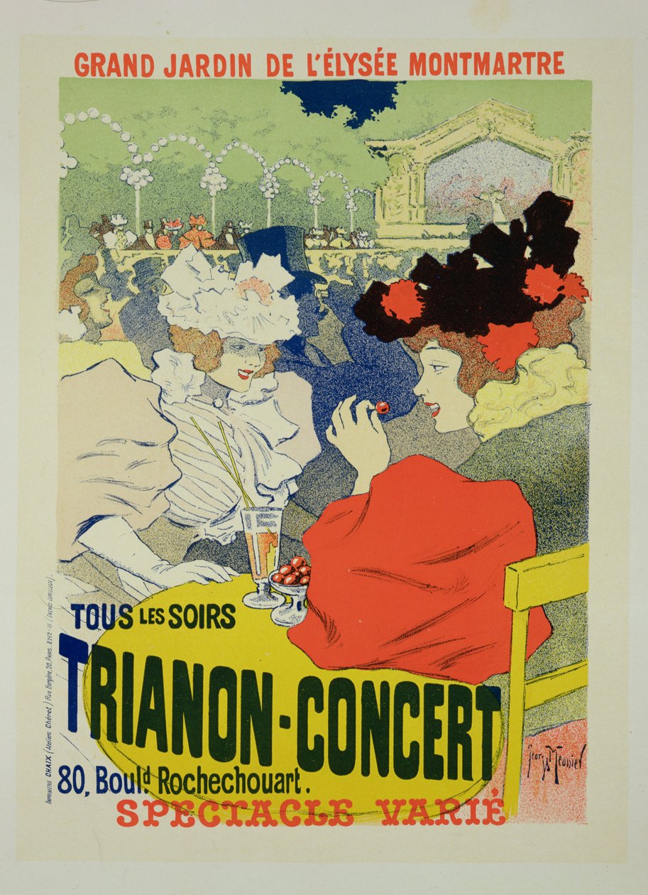 Reproduction of a Poster Advertising the 