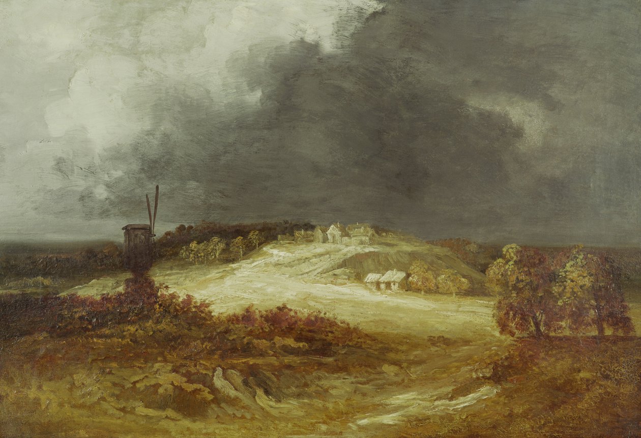 Windmill on the Outskirts of Paris by Georges Michel