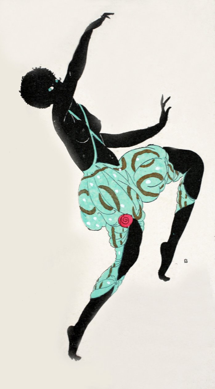 Dancing girl by Georges Barbier