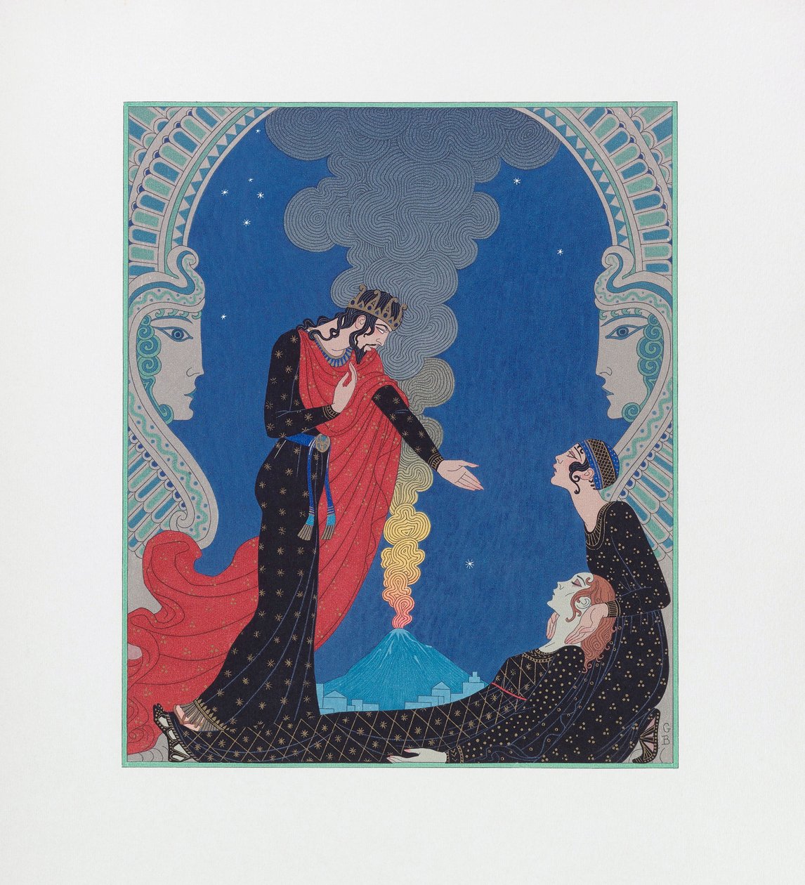 Empedocles, Supposed God by Georges Barbier