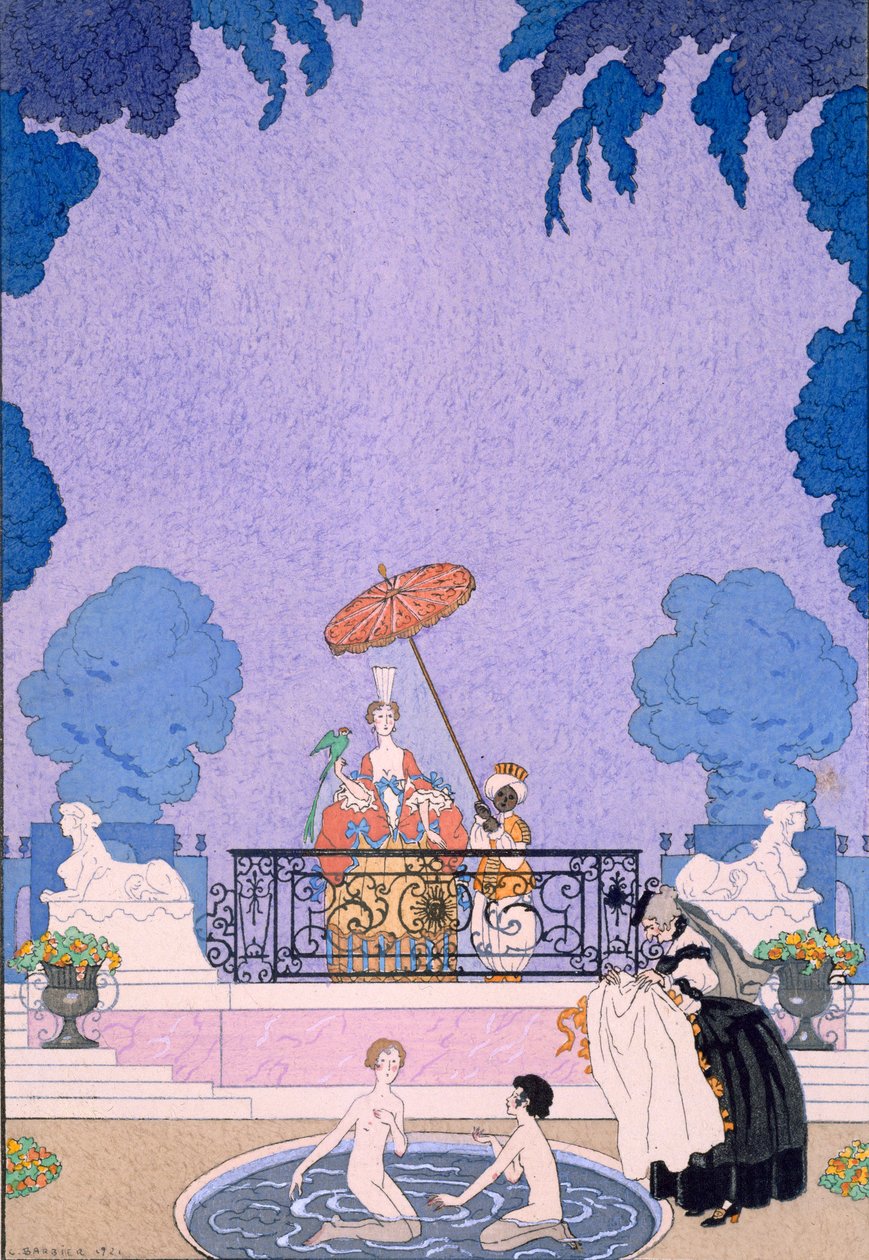 Illustration from a Book of Fairy Tales by Georges Barbier