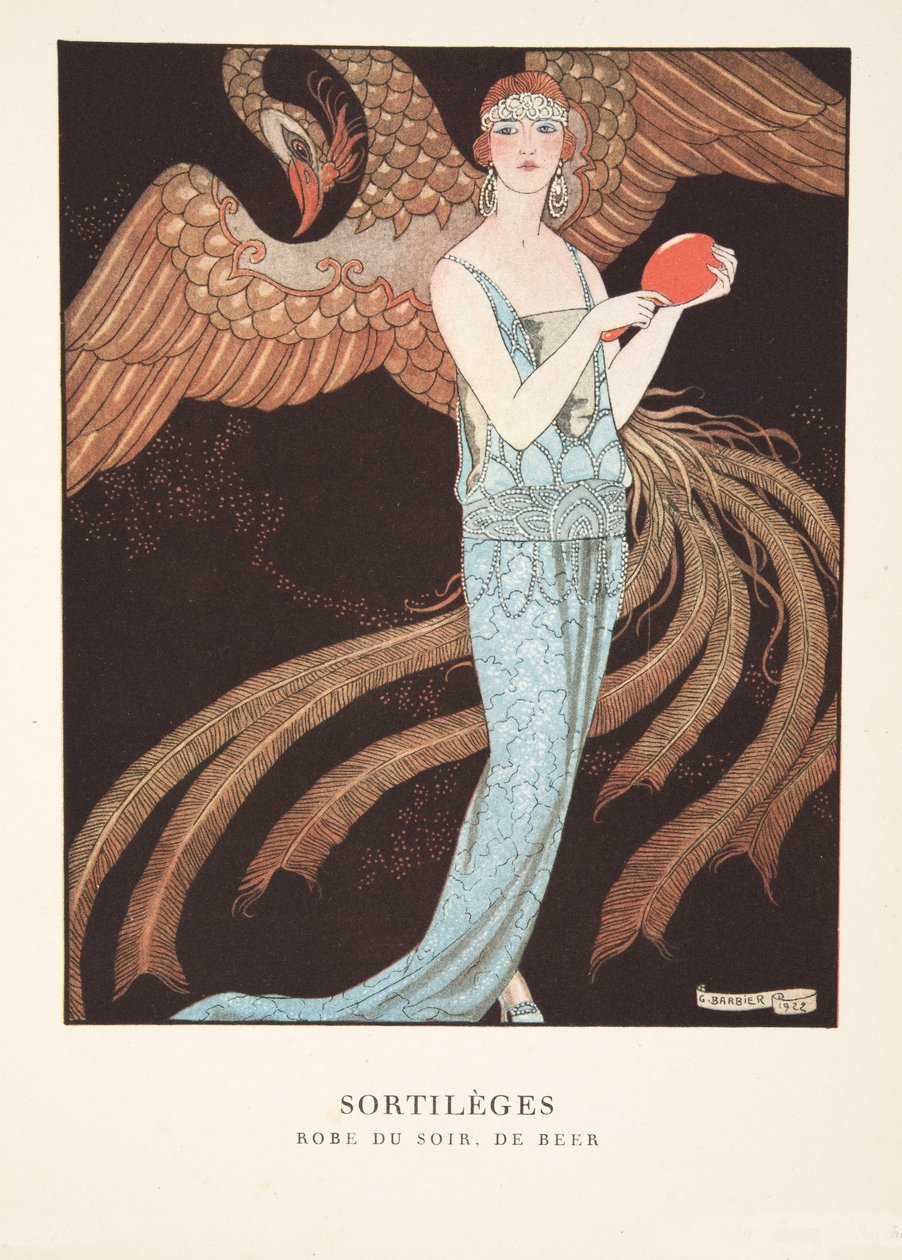 Sortilèges from a Collection of Fashion Plates by Georges Barbier