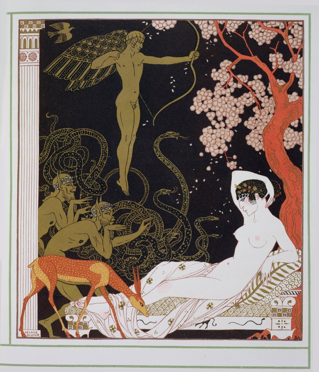 Venus, or La belle Hélène by Georges Barbier
