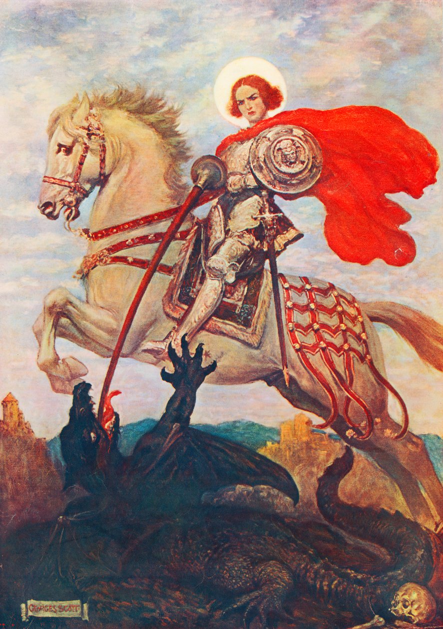 Our Ancient Word of Courage, Fair St George by Georges Bertin Scott