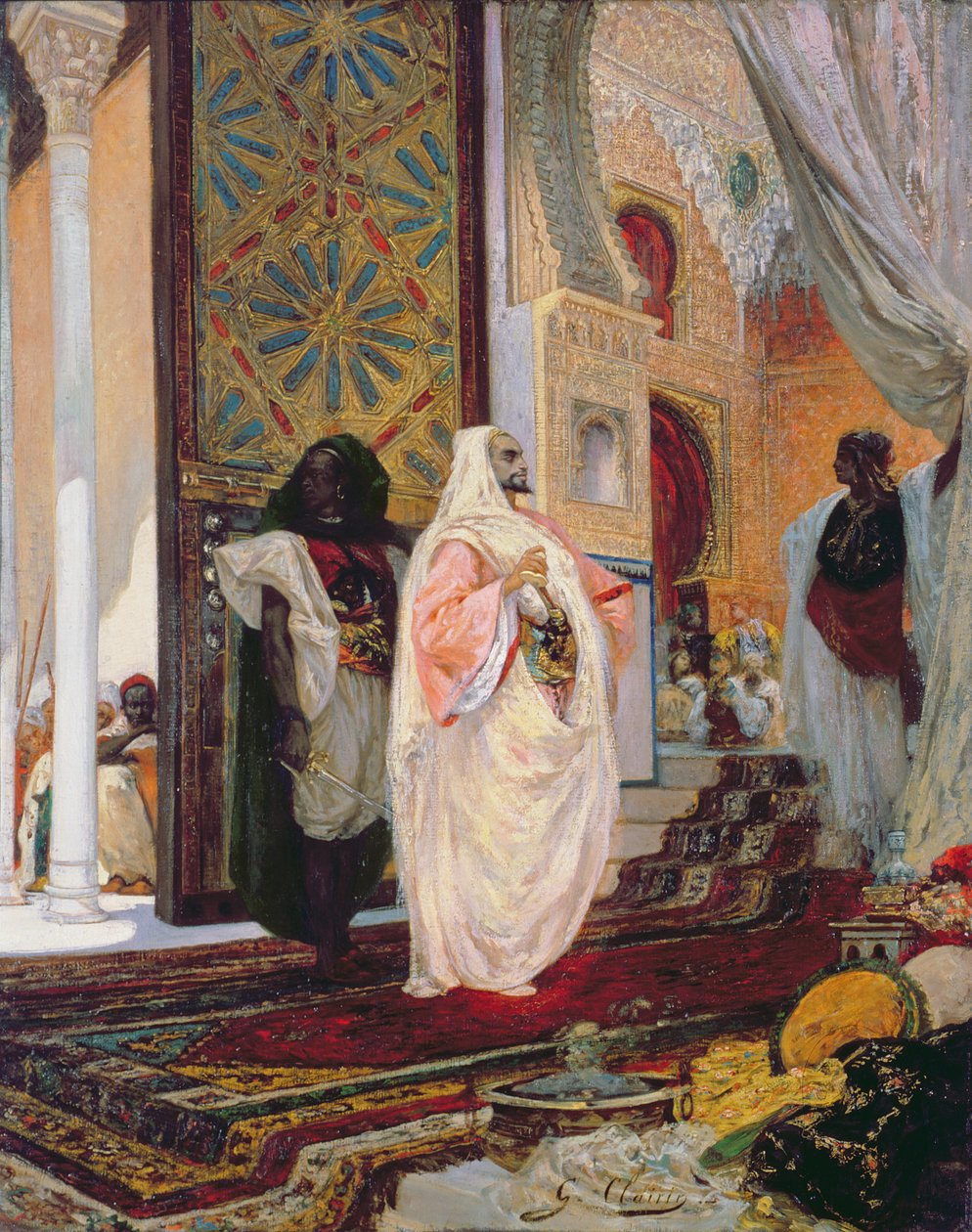 Entering the Harem by Georges Clairin