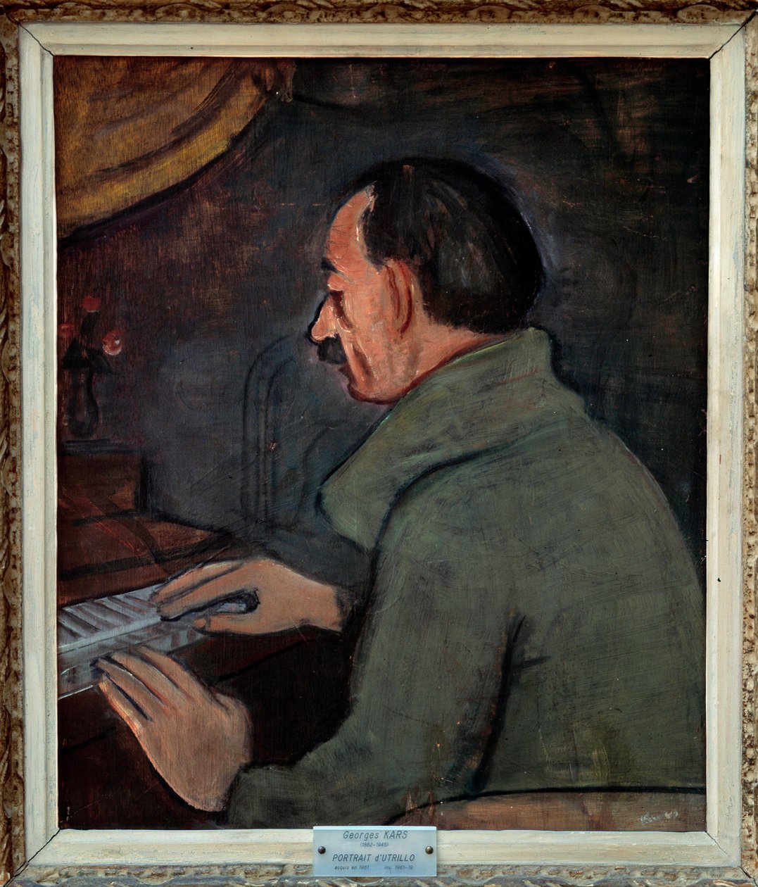 Portrait of Maurice Utrillo by Georges Kars