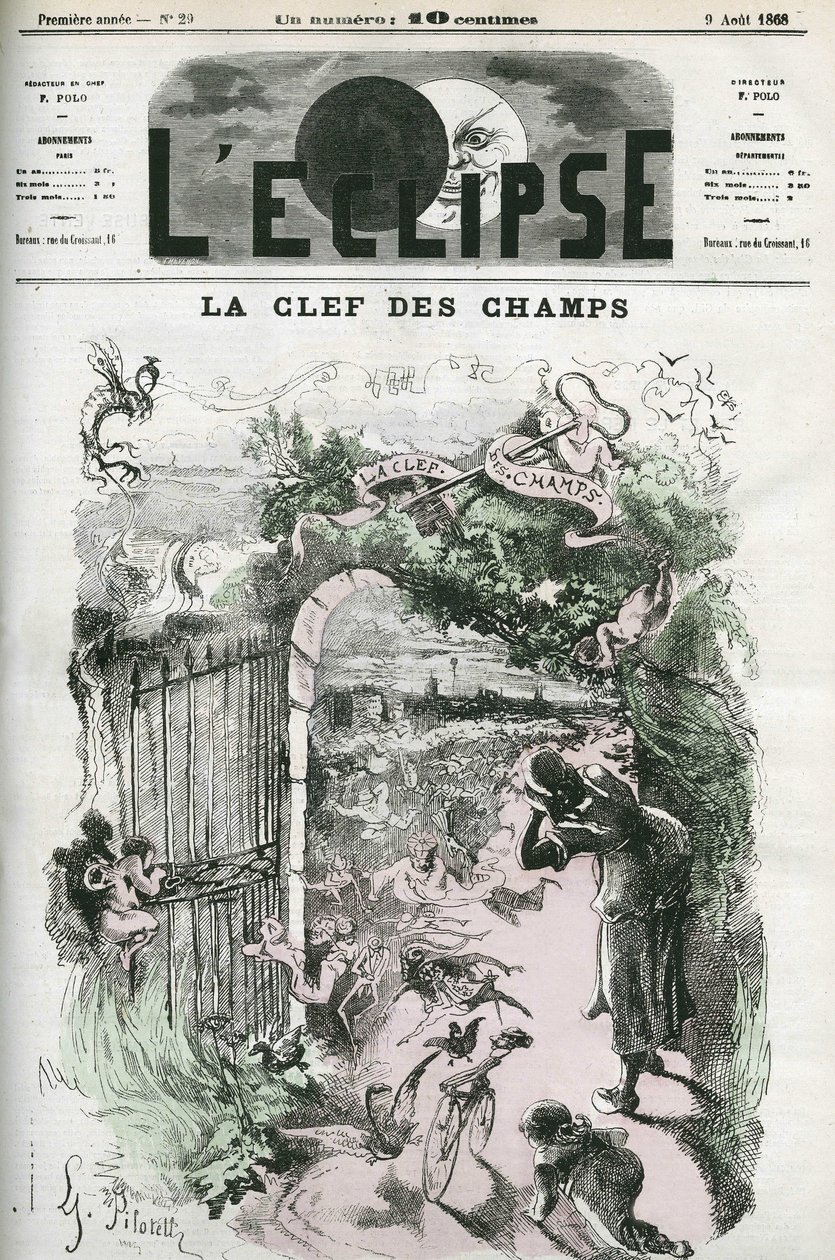 The Key to the Fields, Illustration by Pilotel Replacing Gill