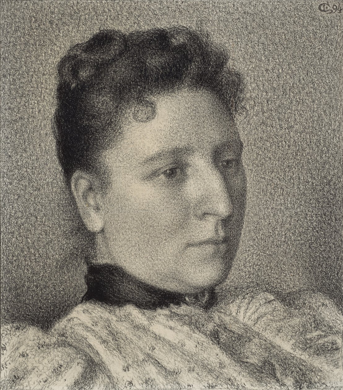 Portrait of Anna Boch by Georges Lemmen