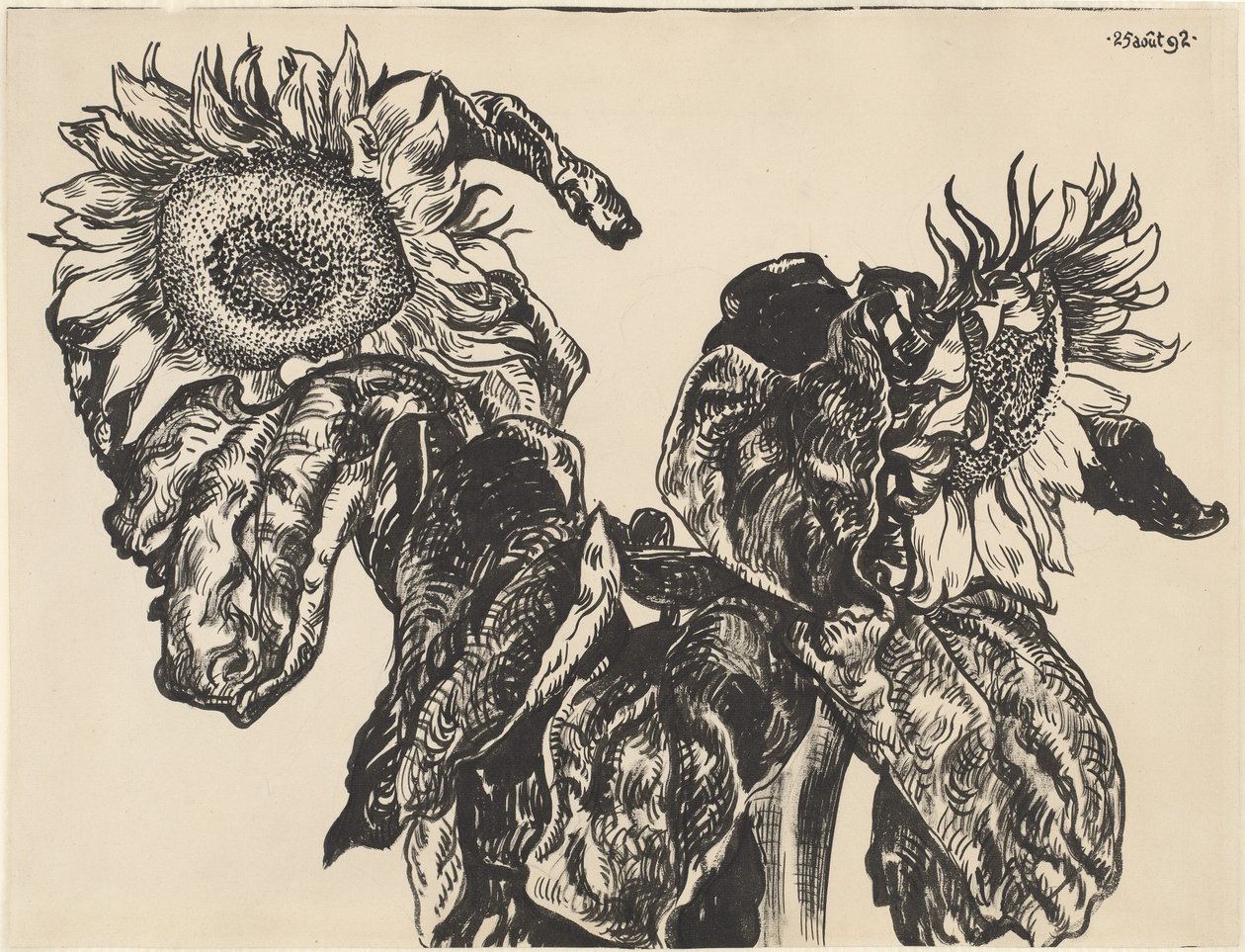 Sunflowers by Georges Lemmen