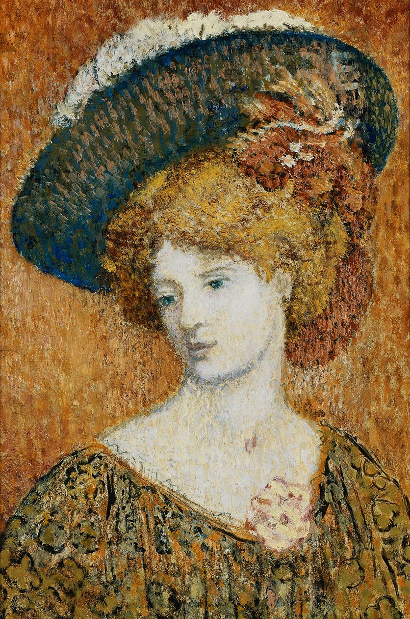 Woman with Hat by Georges Lemmen