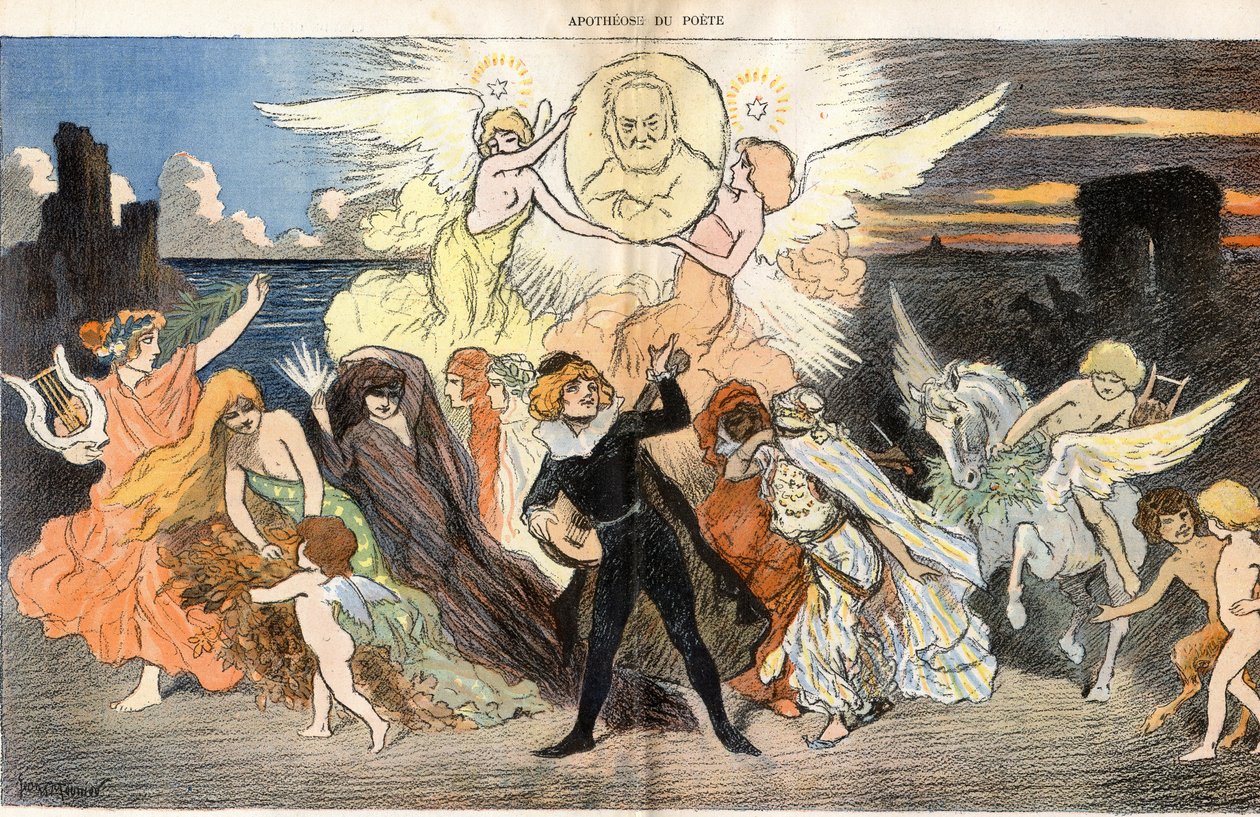 The Apotheosis of the Poet, a Homage to Victor Hugo by Georges Meunier