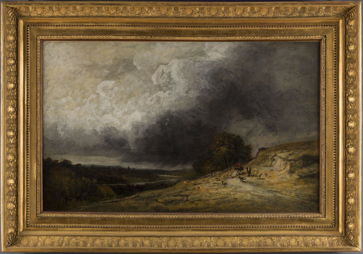 Herd Under the Storm, between 1796 and 1843 by Georges Michel
