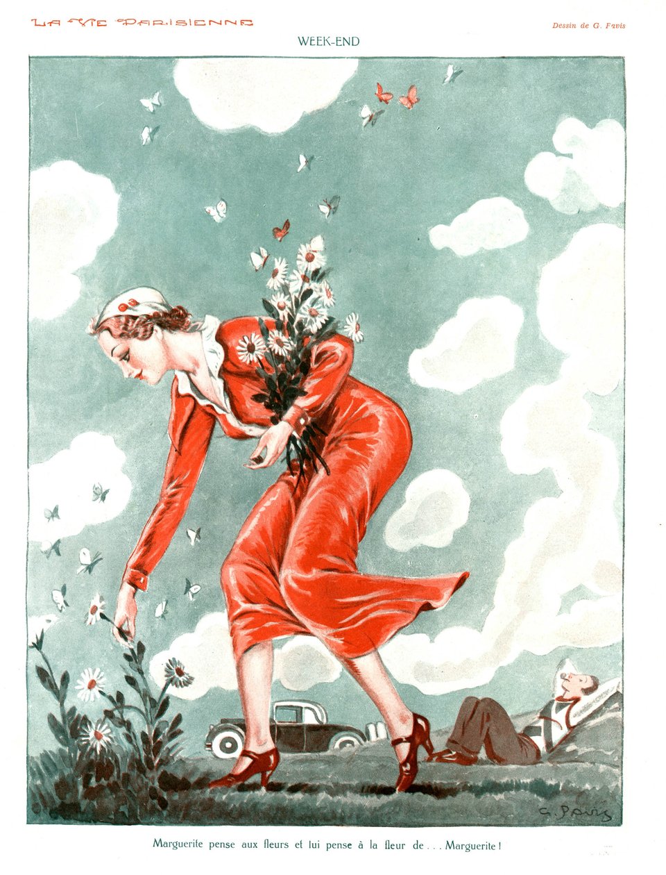 Week-End, illustration from 