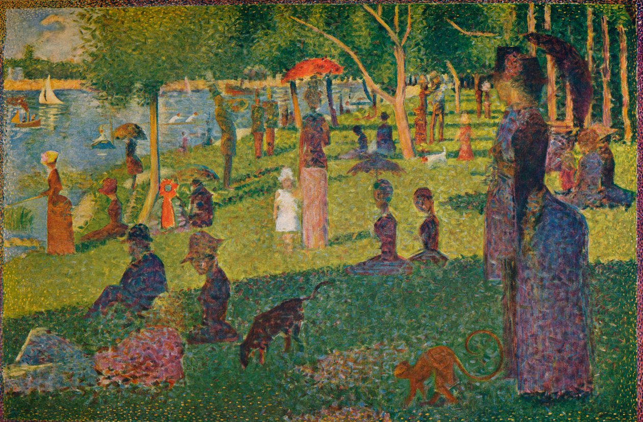 Study for A Sunday on La Grande Jatte by Georges Pierre Seurat