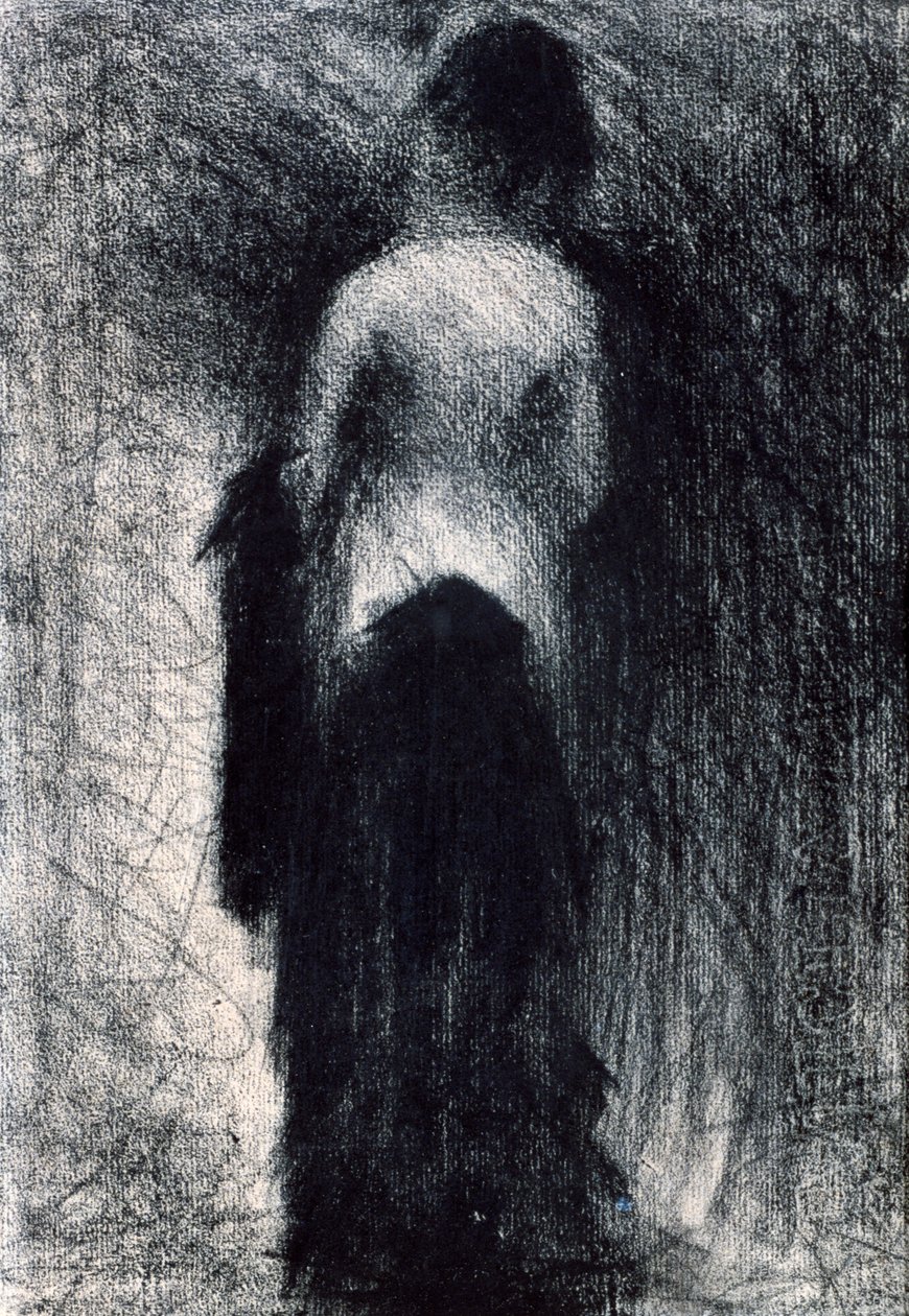 Woman Seen from the Back by Georges Pierre Seurat
