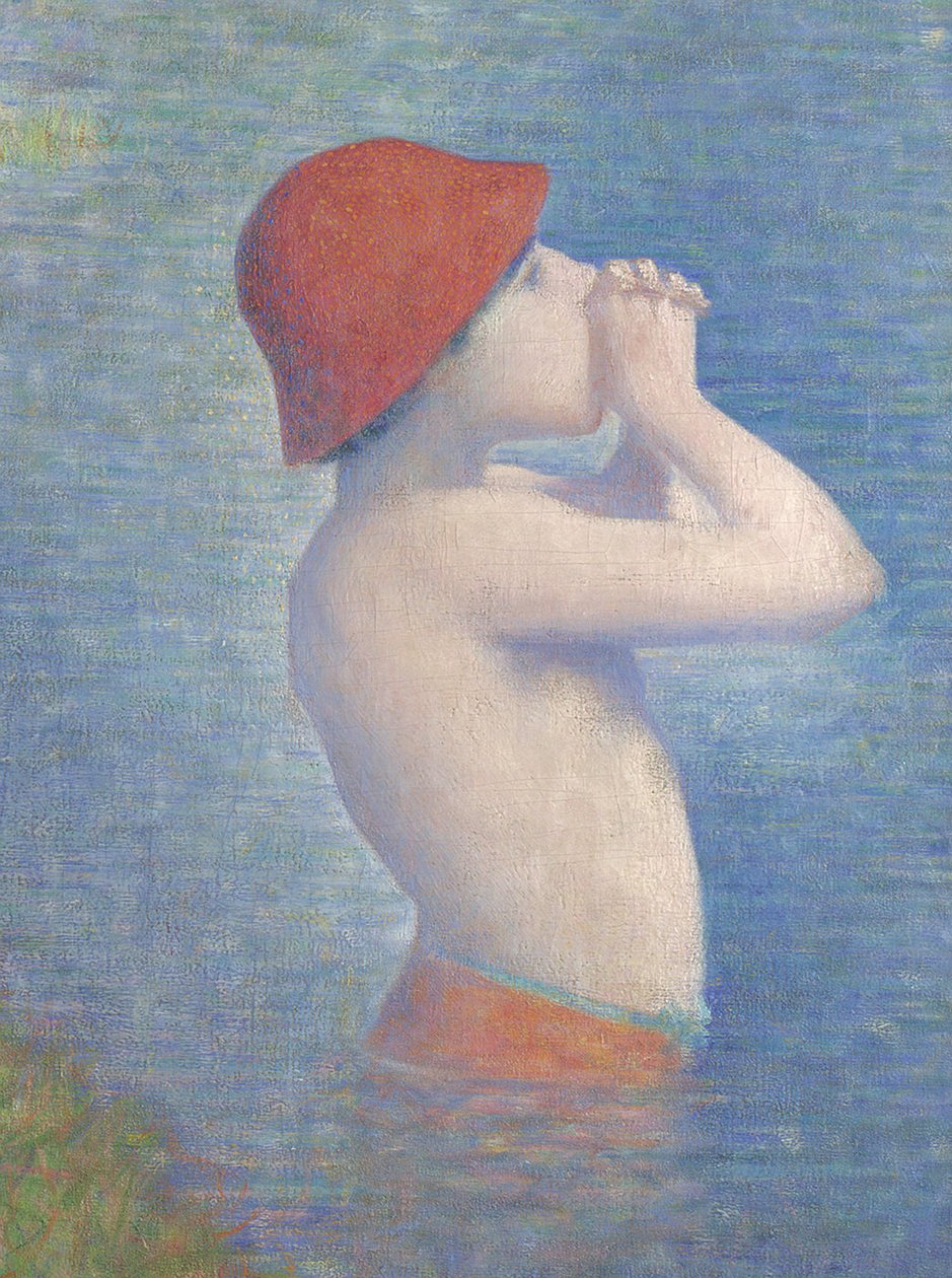 The Bathers at Asnières (detail) by Georges Seurat